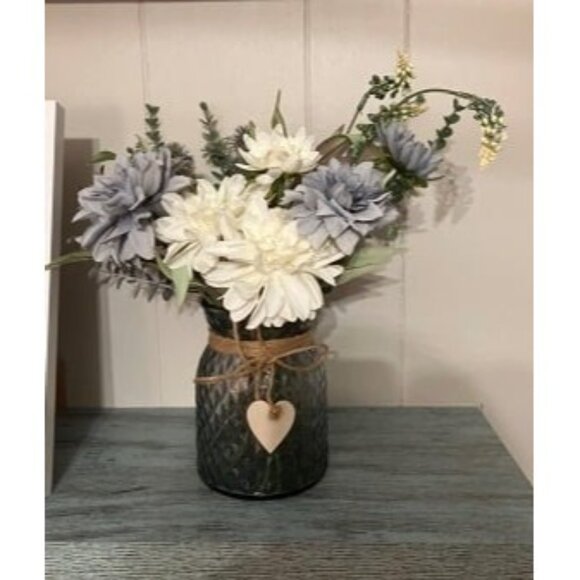 New Faux Flowers in Vase,Artificial Flowers in Vase,Table Centerpieces - Picture 1 of 2